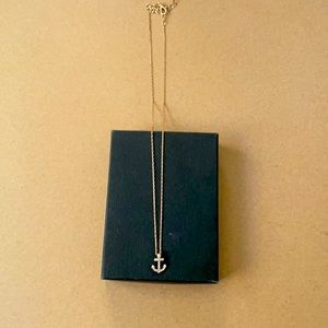 Anchor Gold plated necklace